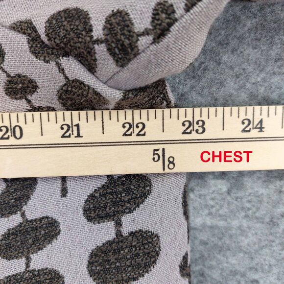 3 Sisters Women’s Sz XL Textured Jacquard Jacket Pinkish Brown Retro Artsy Swing - Picture 4 of 10